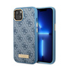 Guess 4G Logo Platte MagSafe - iPhone 13 Tasche (blau)