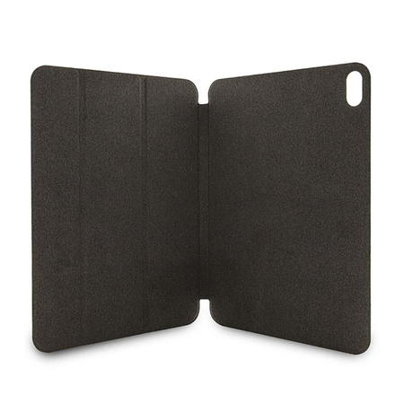 Karl Lagerfeld Folio Magnet Allover Saffiano Monogram NFT Ikonik - Étui pour iPad 10.9" (2022) (Noir)