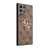 Guess 4G Big Metal Logo - Case for Samsung Galaxy S23 Ultra (Brown)