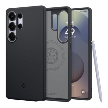 Spigen Nano Pop Mag MagSafe - Étui pour Samsung Galaxy S25 Ultra (Sésame noir)