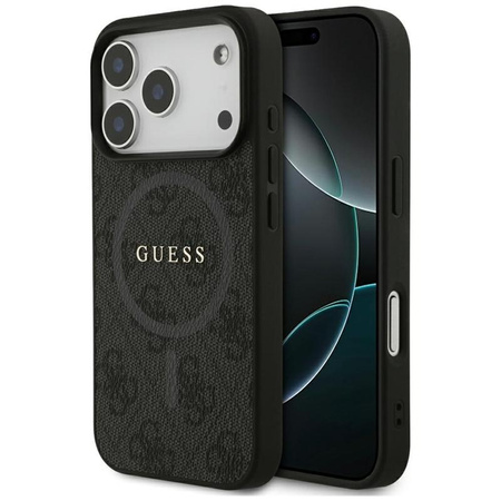 Guess 4G Ring Classic Logo MagSafe - Case iPhone 17 Pro (black)