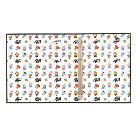 BT21 - Street Mood collection A4 binder with sheets (4 rings, rubber band)