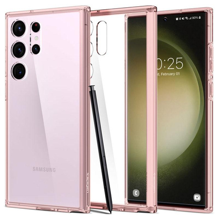 Spigen Ultra Hybrid - Etui do Samsung Galaxy S23 Ultra (Rose Crystal)