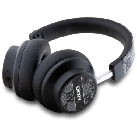 DKNY Checkered Pattern - Wireless Over-Ear Bluetooth Headphones V5.3 (Black)