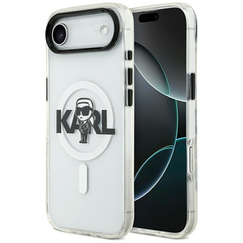 Karl Lagerfeld IML Karl Sketch Logo MagSafe - Pouzdro iPhone Air (průhledná)