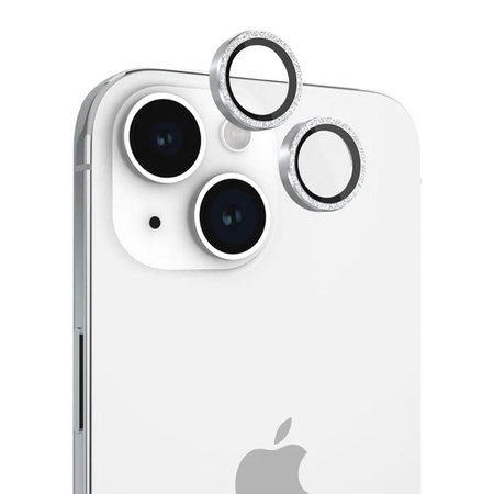 Hliníkový ochranný kroužek Case-Mate - ochranné sklo pro objektiv fotoaparátu iPhone 15 / iPhone 15 Plus (Twinkle)