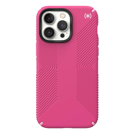 Speck Presidio2 Grip MagSafe - Csúszásgátló tok iPhone 14 Pro Max készülékhez (Digitalpink / Blossompink / Fehér)