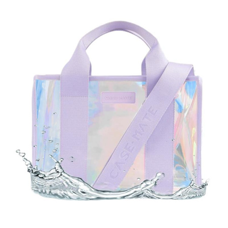 Case-Mate Mini Travel Tote Bag - Wasserdichte Umhängetasche (Soap Bubble)