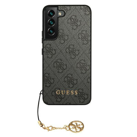 Kolekce Guess 4G Charms - pouzdro pro Samsung Galaxy S22+ (šedé)