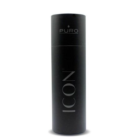 PURO ICON - Thermosflasche aus Edelstahl 500 ml (schwarz) (Pulverbeschichtung)