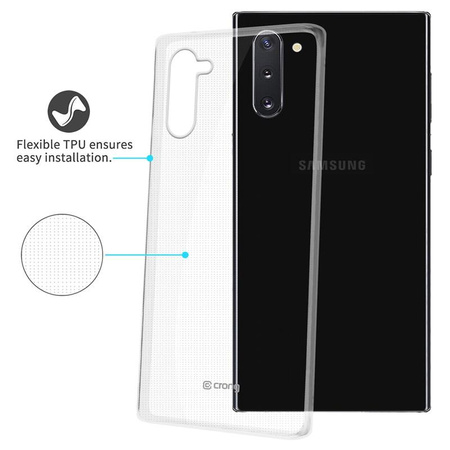 Crong Crystal Slim Cover - Samsung Galaxy Note 10 Case (transparent)