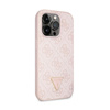 Guess Crossbody 4G Metall-Logo - iPhone 15 Pro Tasche (rosa)