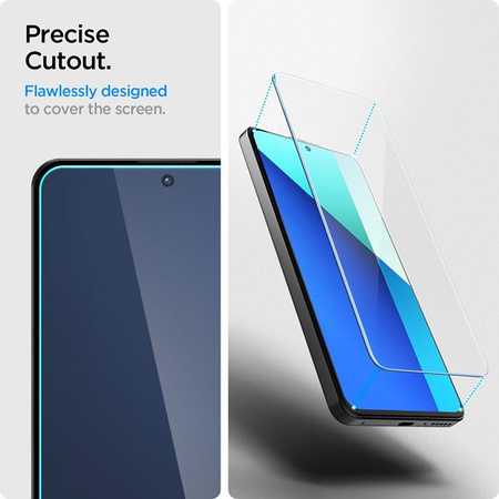 Spigen Glas.TR Slim 2-Pack - Tvrzené sklo pro Xiaomi Redmi Note 13 4G / LTE (2 kusy)