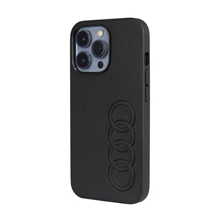 Audi Syntetická kůže - pouzdro pro iPhone 13 Pro (černé)