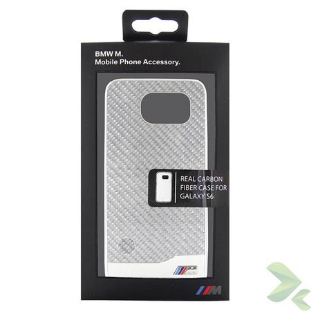 BMW M Edition Carbon & Aluminum Hard Case - Samsung Galaxy S6 Case (silver)