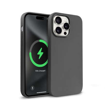 Crong Color Cover Magnetic - Custodia MagSafe per iPhone 15 Pro Max (Titanio)