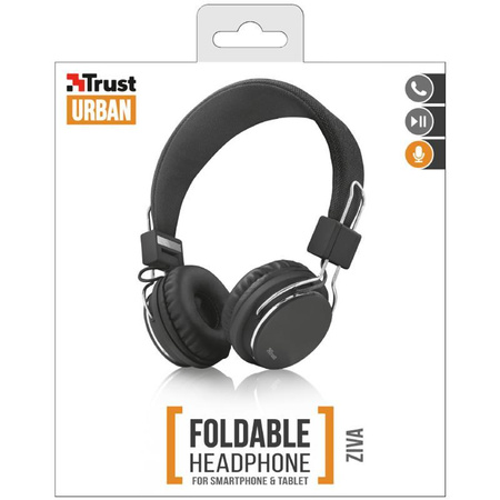 Trust Ziva - Casque intra-auriculaire (noir)