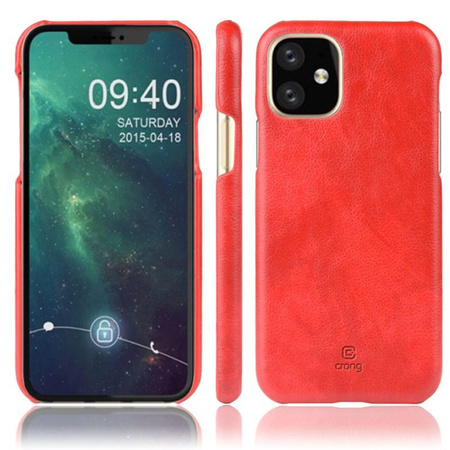 Crong Essential Cover - Coque pour iPhone 11 (rouge)