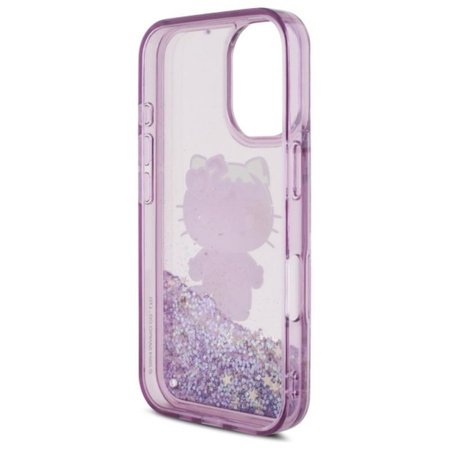 Hello Kitty Liquid Glitter 50TH Anniversary Party - iPhone 16 Case (purple)