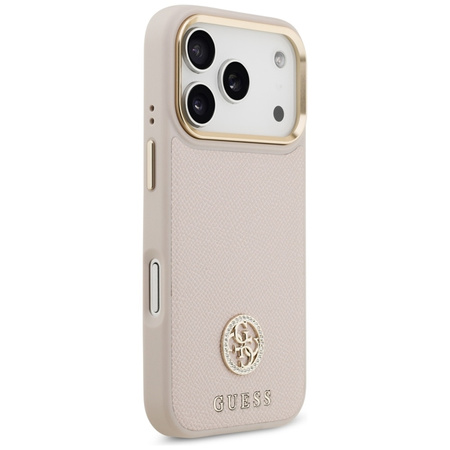 ETUI DO IPHONE 17 PRO do MAGSAFE GUESS ORYGINALNE RÓŻOWE ELEGANCKIE MODNE