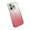 Speck Presidio Perfect-Clear + Ombre - iPhone 14 Pro Case with MICROBAN Coating (Clear / Vintage Rose Fade)