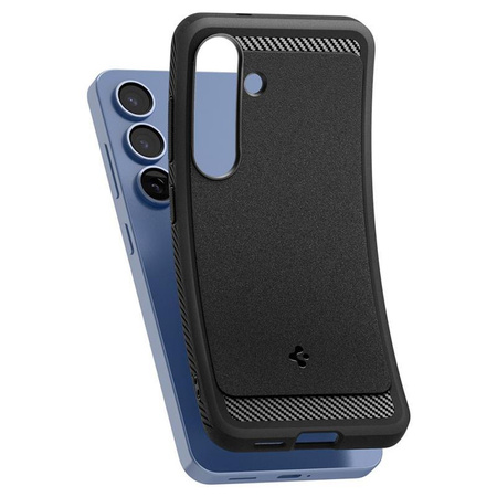 Spigen Rugged Armor MagSafe - étui pour Samsung Galaxy S25 (Noir mat)