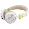 Guess 4G Triangle Round Shape - ENC Bluetooth wireless in-ear headphones (white)