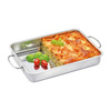 Küchenprofi Style - Stahlbackform mit Rost 40×31,5×6,5 cm