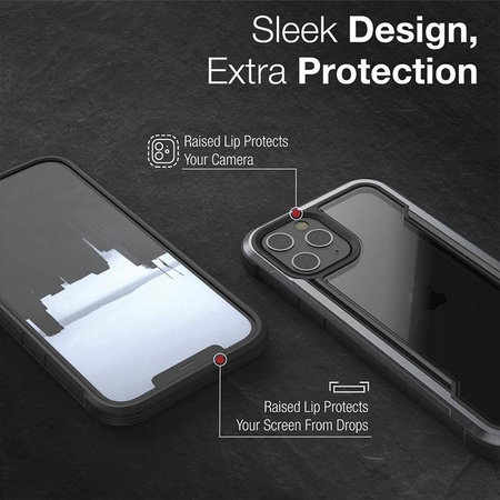 X-Doria Raptic Shield Pro - iPhone 13 Pro tok (antibakteriális) (Irizáló)