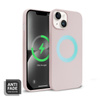 Crong Color Cover Magnetic - pouzdro MagSafe pro iPhone 14 Plus (pískově růžové)