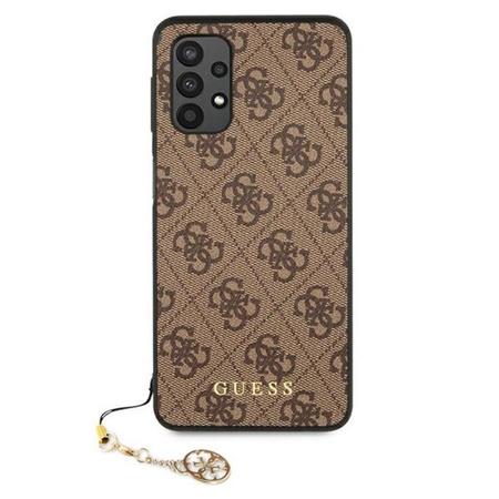 Guess 4G Charms Collection - Samsung Galaxy A32 LTE Case (brown)