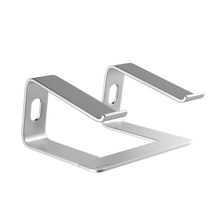 Crong AluBench - Ergonomischer Laptop-Ständer aus Aluminium (silber)