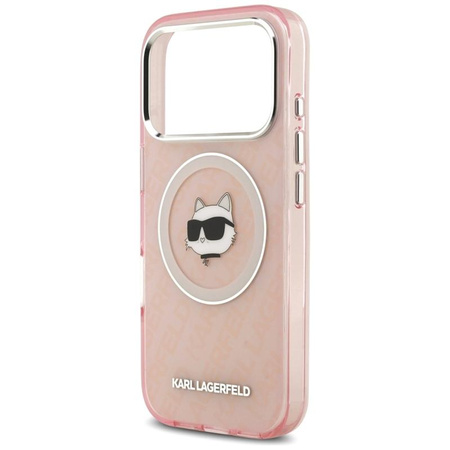 ETUI DO IPHONE 17 PRO do MAGSAFE KARL LAGERFELD ORYGINALNE RÓŻOWE MODNE