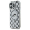 Karl Lagerfeld IML Monogram Karl & Choupette Head MagSafe - Case for iPhone 16 Pro (transparent)