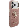 Guess Fixed Glitter Big 4G Metal Frame - Hülle iPhone 17 Pro (rosa)