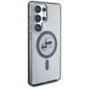 Karl Lagerfeld Button Karl & Choupette Heads Printed Logo MagSafe - Case for Samsung Galaxy S25 Ultra (Black)