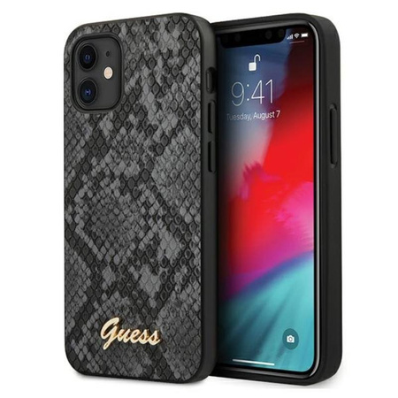 Guess Python Collection - iPhone 12 mini case (black)