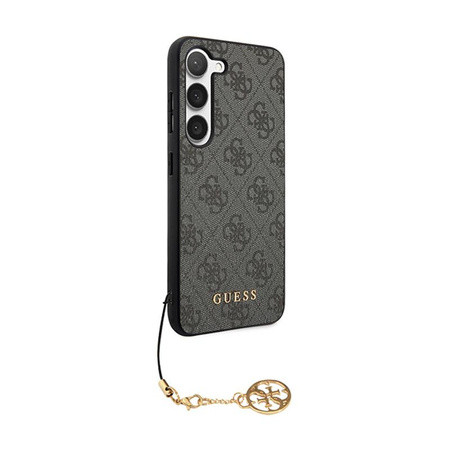 Guess 4G Charms Kollektion - Samsung Galaxy A35 5G Tasche (schwarz)