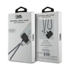 Karl Lagerfeld Universal Hand Strap Choupette - Lanyard / pendentif téléphone (argent)