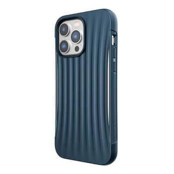 X-Doria Raptic Clutch - Biologisch abbaubare iPhone 14 Pro Max Hülle (Falltest 3m) (Blau)