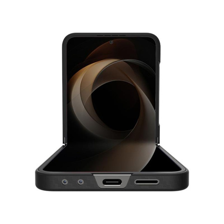 Spigen Airskin - Etui pour Samsung Galaxy Z Flip 6 / 7 FE (Noir Aramide)