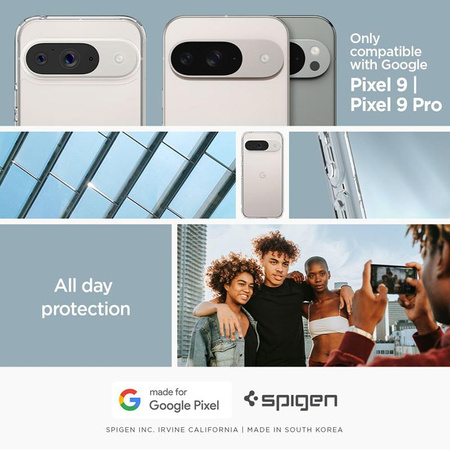 Spigen Ultra Hybrid - Étui pour Google Pixel 9 / 9 Pro (Crystal Clear)