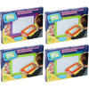 Eddy toys - Tableau blanc magnétique / stylo disparaissant pour enfants (Bleu)