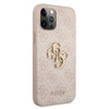 Guess 4G Big Metal Logo - Coque iPhone 12 / iPhone 12 Pro (rose)