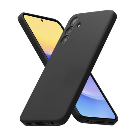 Barevný kryt Crong - Pouzdro Samsung Galaxy A15 5G (černé)