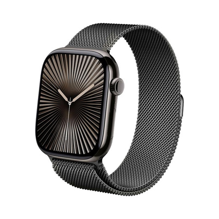 Crong Milano Steel - Edelstahlarmband für Apple Watch 38/40/41/42 mm (graphit)