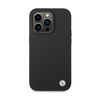 BMW Silicone Metal Logo - Coque iPhone 15 Pro Max (noir)