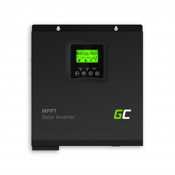 Green Cell - Solar Inverter Off Grid inverter with solar charger MPPT 24VDC 230VAC 3000VA/3000W Pure sine wave