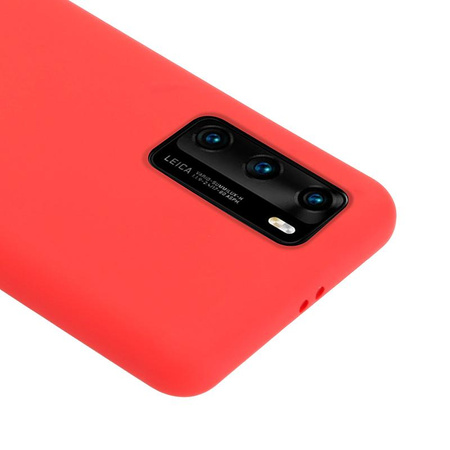 Crong Color Cover - Huawei P40 Hülle (Rot)
