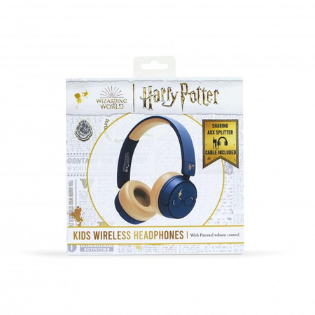 Harry Potter - bezdrátová sluchátka do uší Bluetooth V5.0 (modrá)